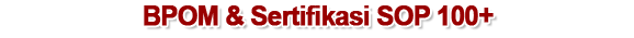 bpom sertifikasi sop100+